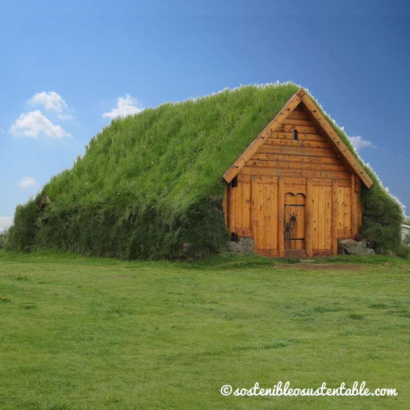 Casa de gespa bioconstrucció ecològica