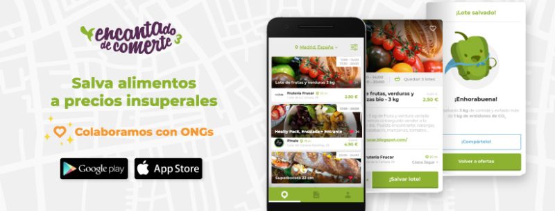 Encantado de Comerte app