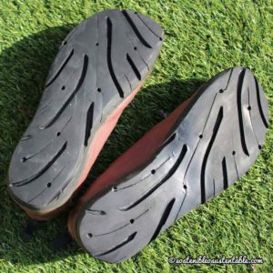 Suelas de zapatos de neumáticos es un ejemplo de economía circular